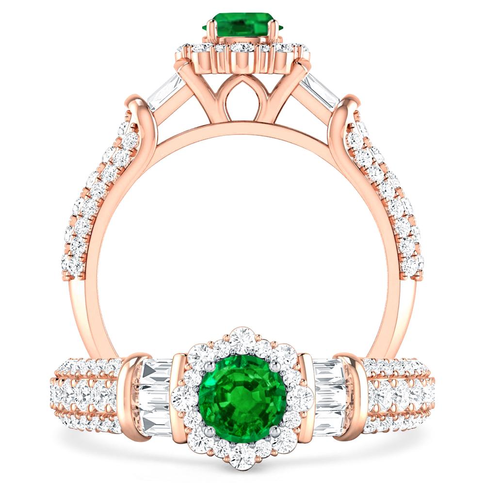 Rose Gold - Emerald