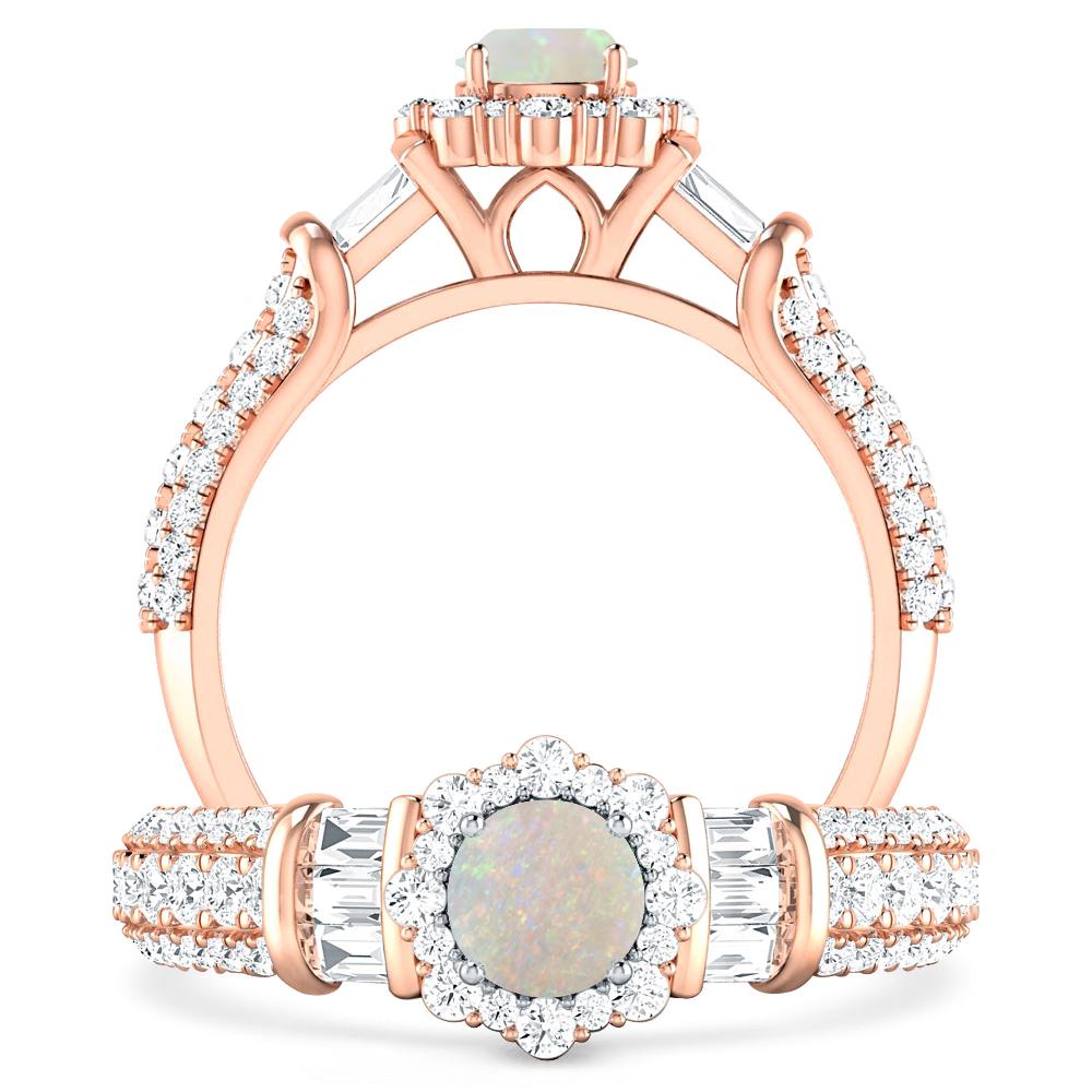 Rose Gold - Opal