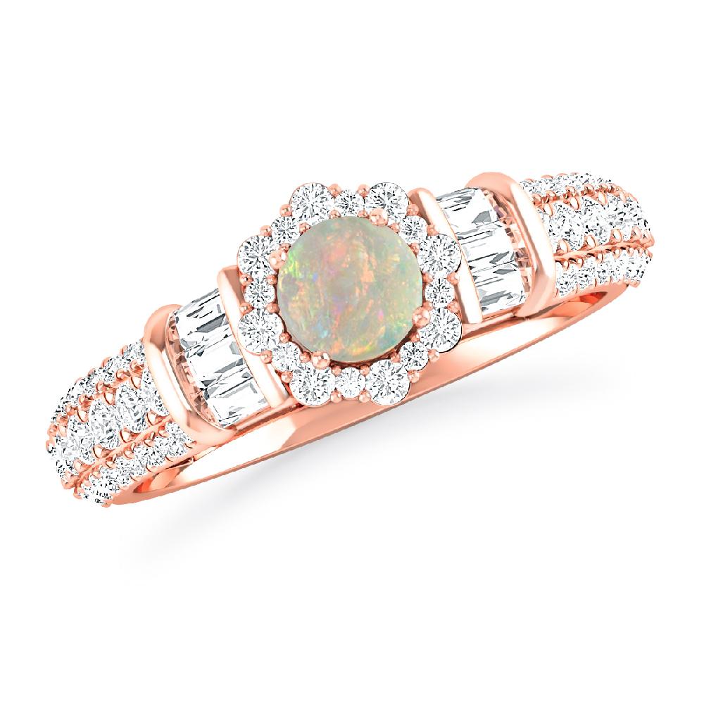 Rose Gold - Opal