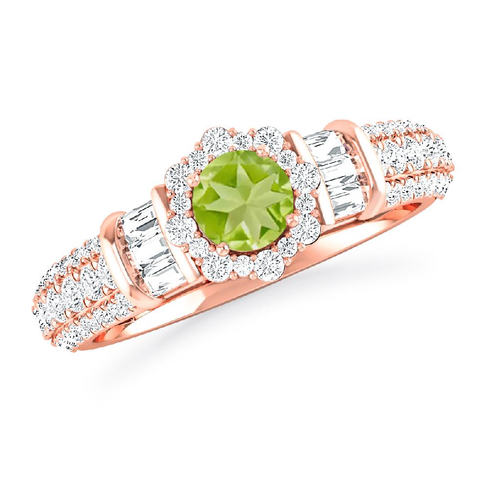 Rose Gold - Peridot