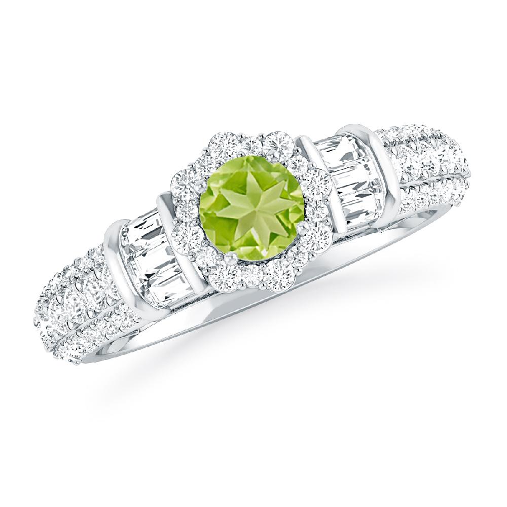 White Gold - Peridot