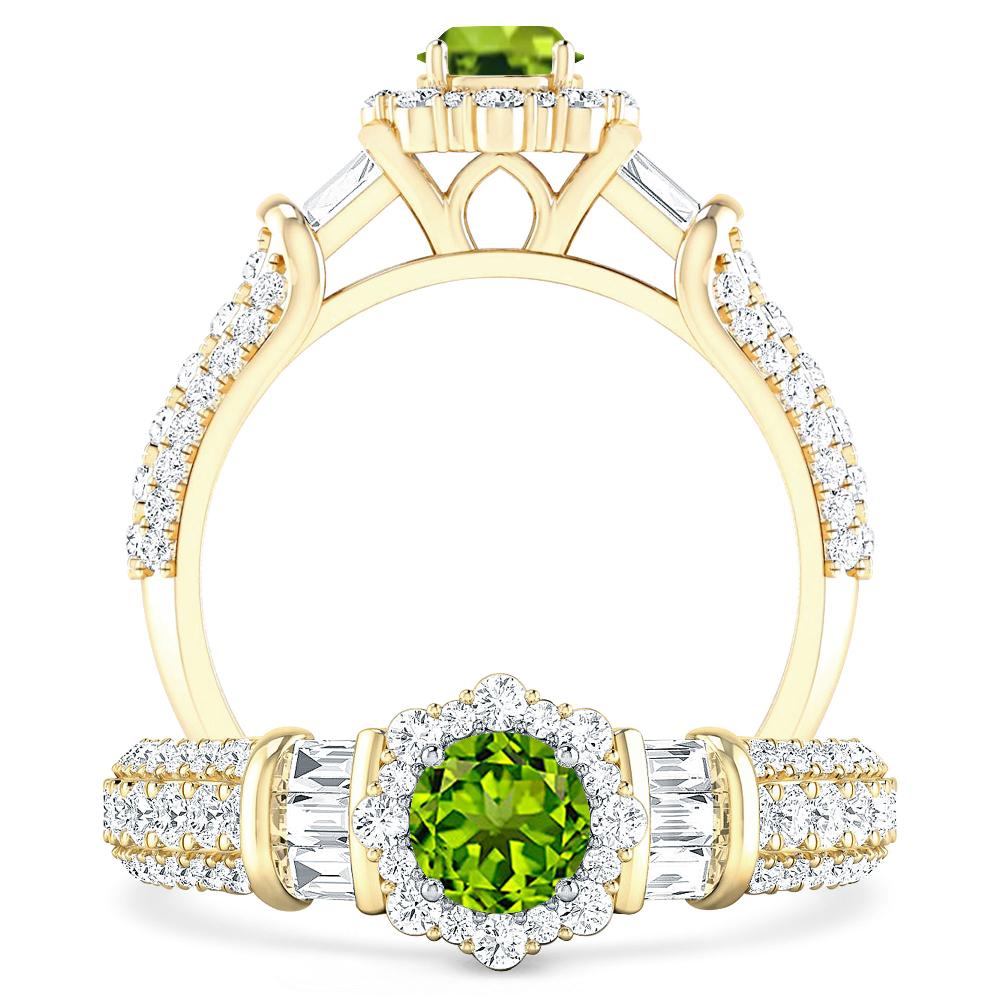 Yellow Gold - Peridot