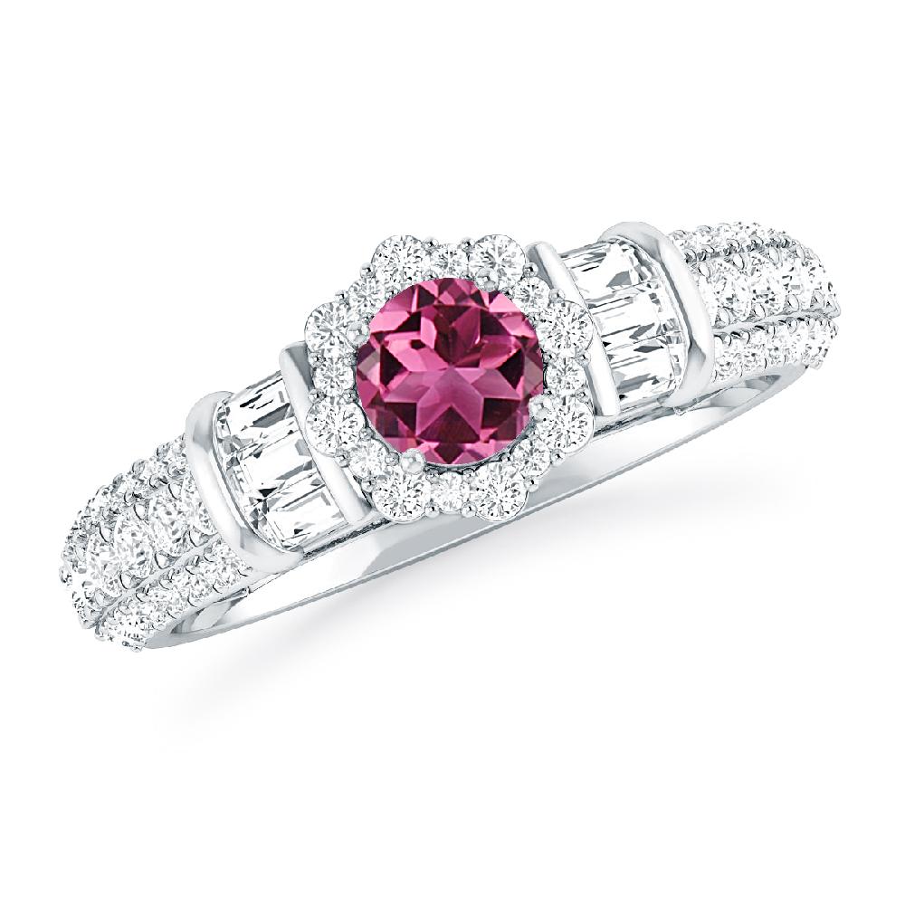 White Gold - Pink Tourmaline