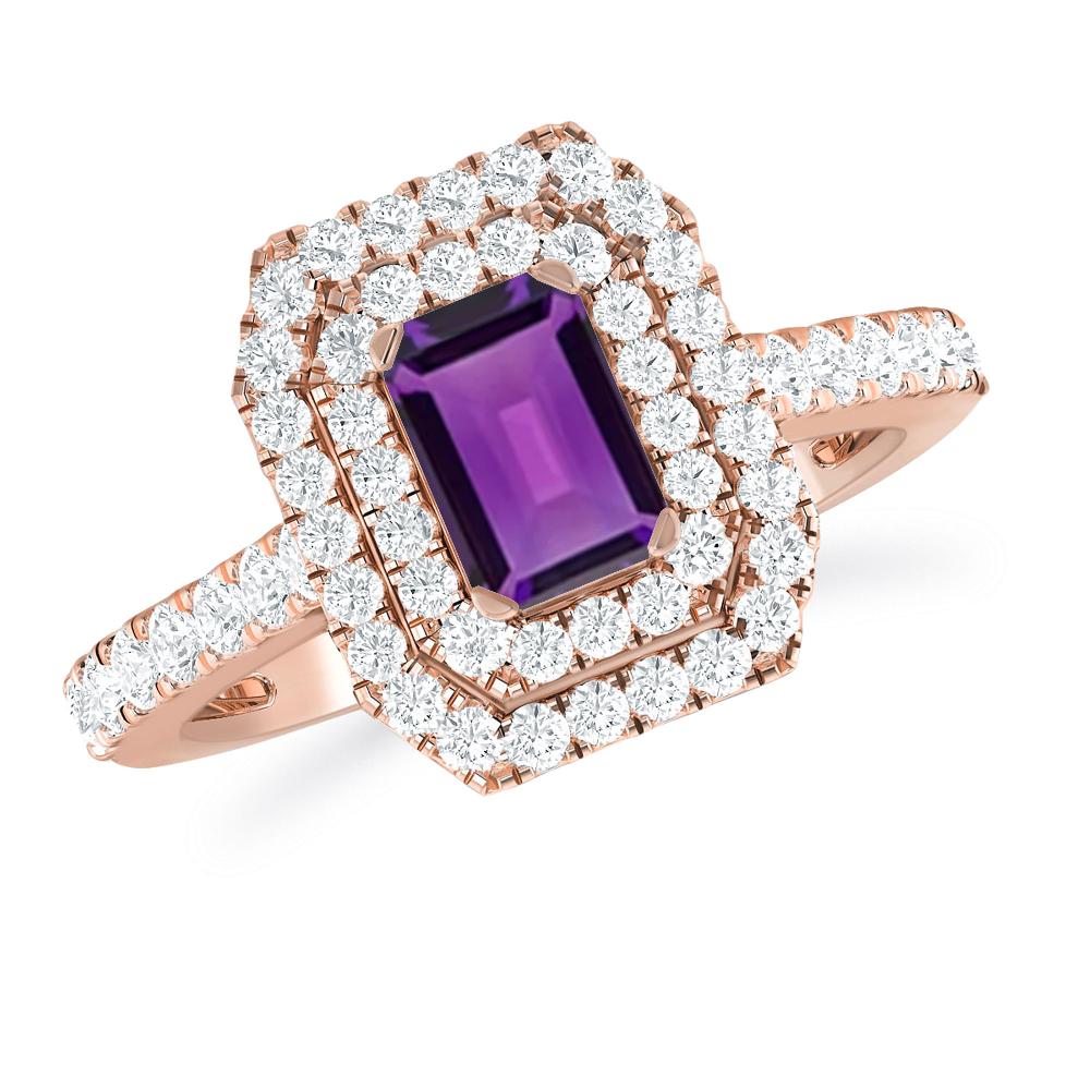 Rose Gold - Amethyst