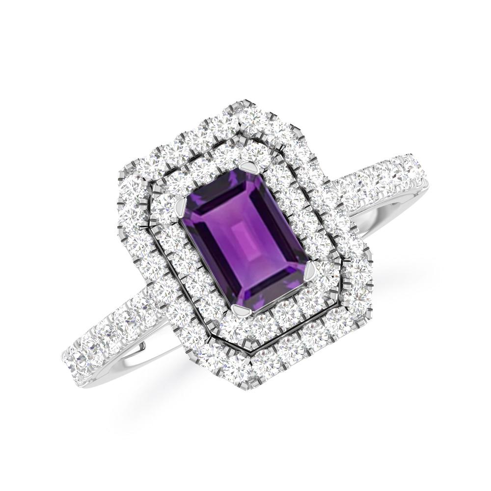 White Gold - Amethyst