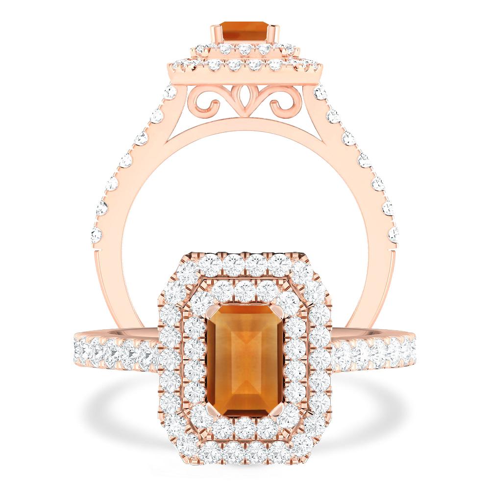 Rose Gold - Citrine