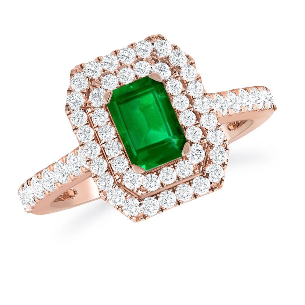 Rose Gold - Emerald