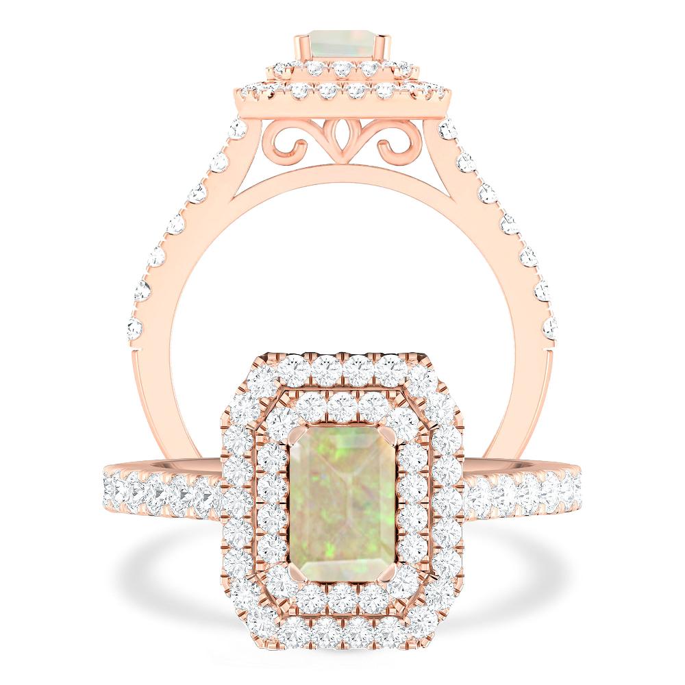 Rose Gold - Opal