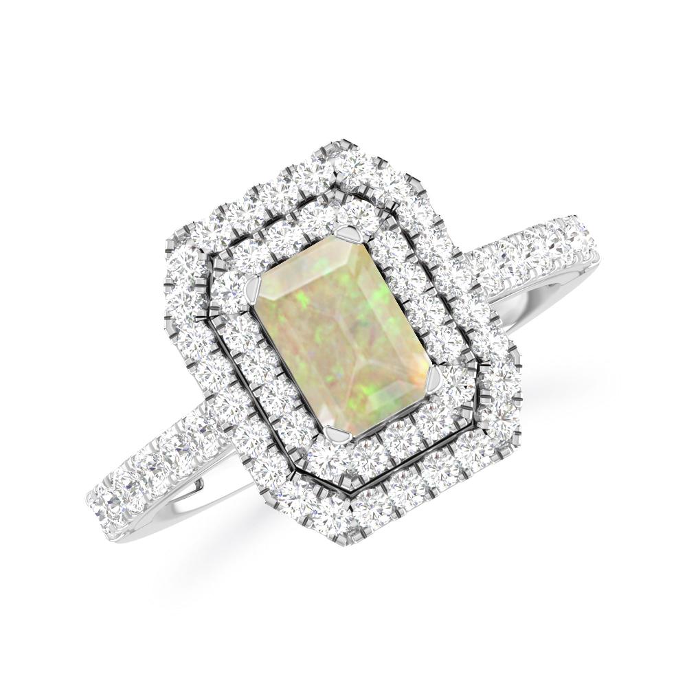 White Gold - Opal