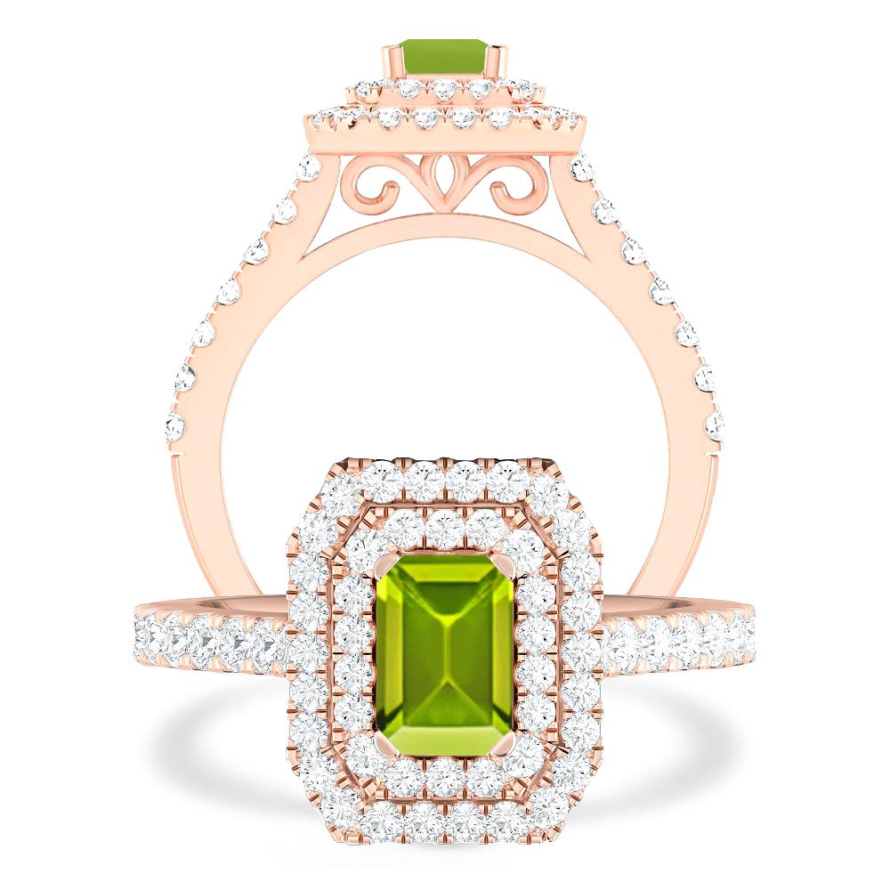 Rose Gold - Peridot