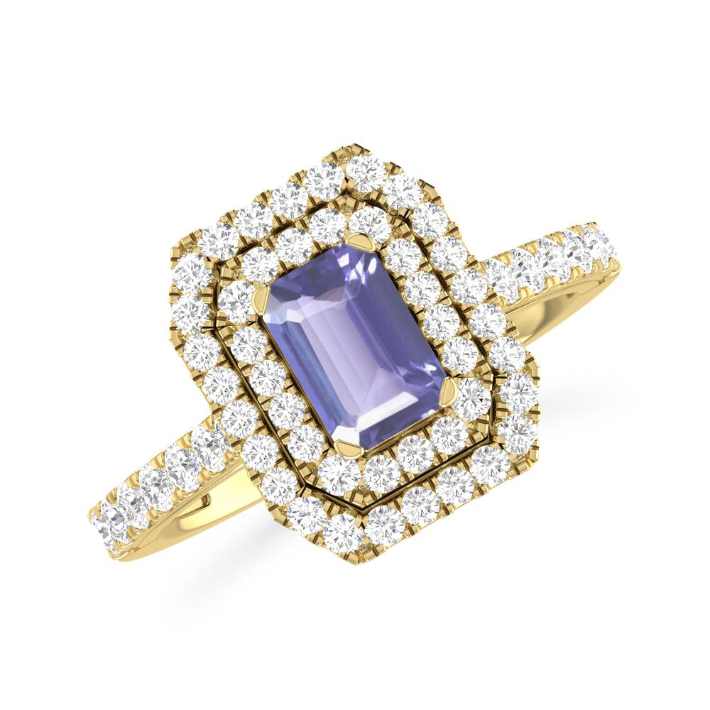 Yellow Gold - Tanzanite