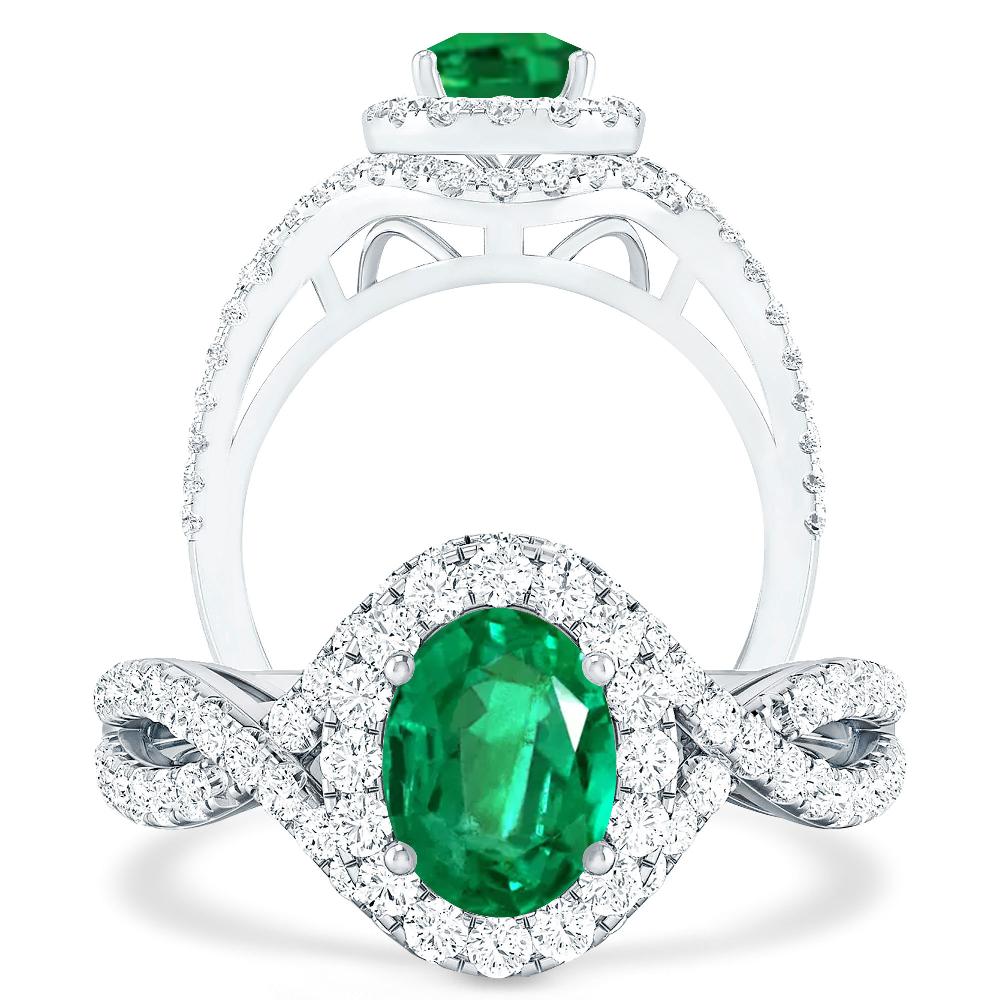 White Gold - Emerald
