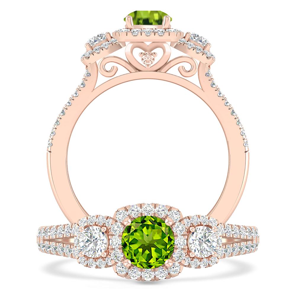 Rose Gold - Peridot