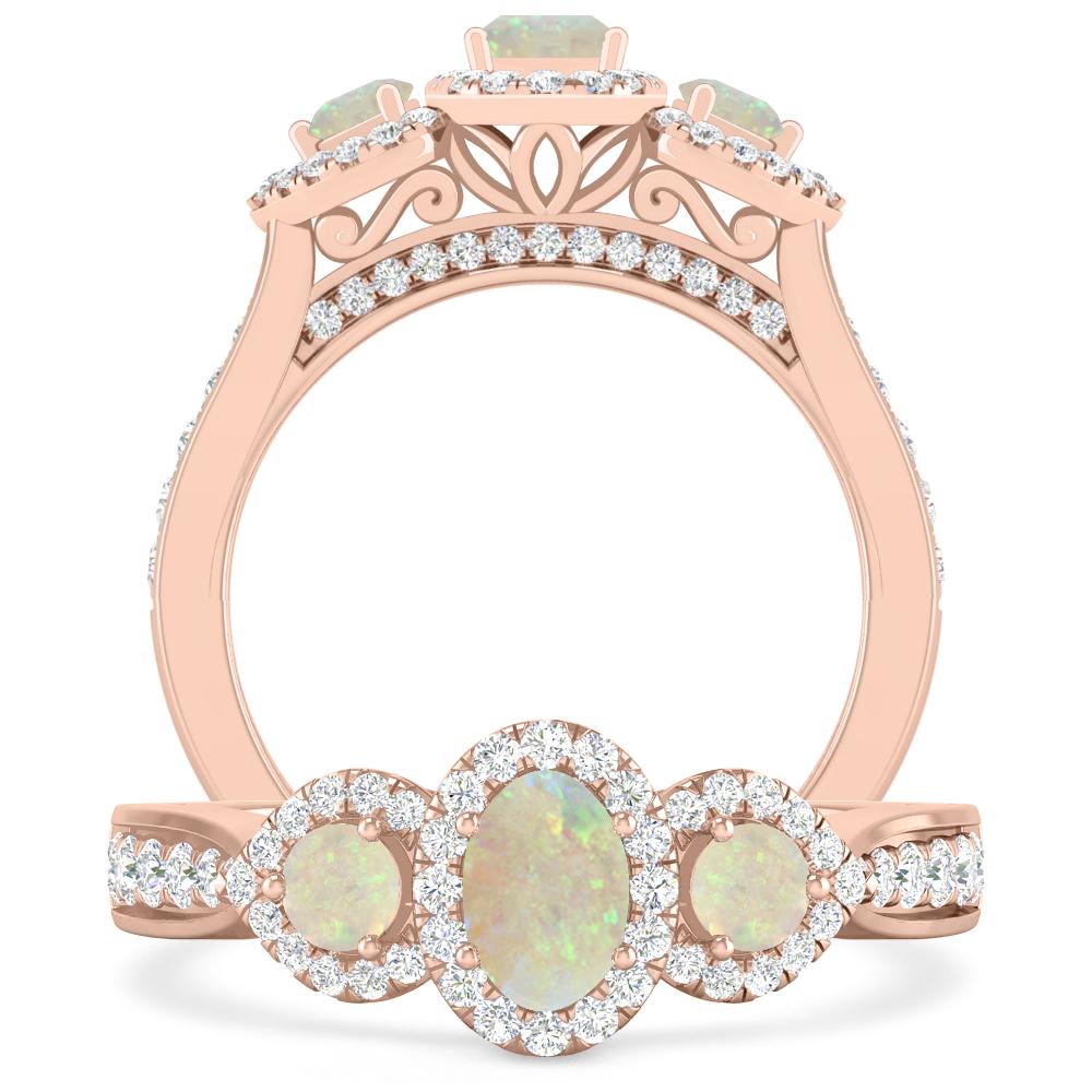 Rose Gold - Opal