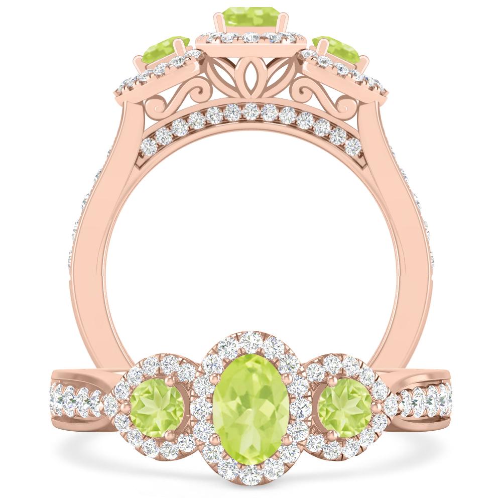 Rose Gold - Peridot