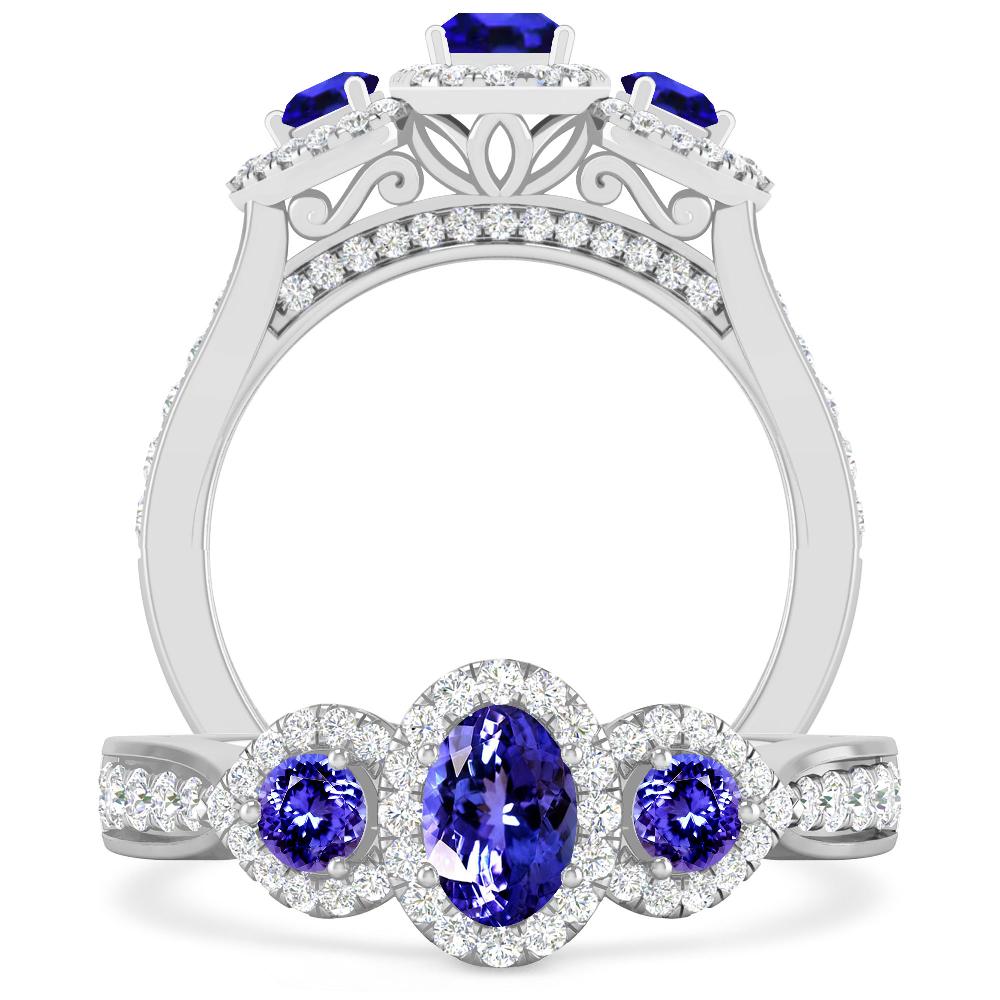 White Gold - Tanzanite