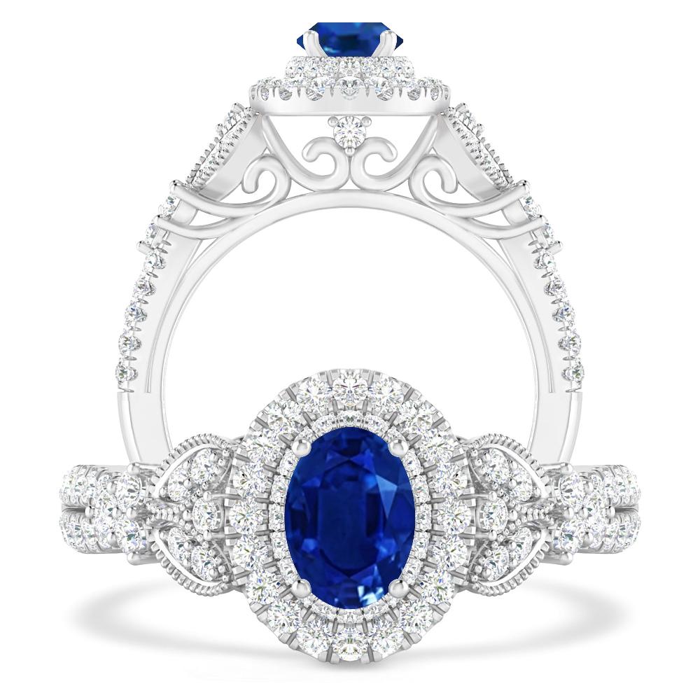 White Gold - Sapphire