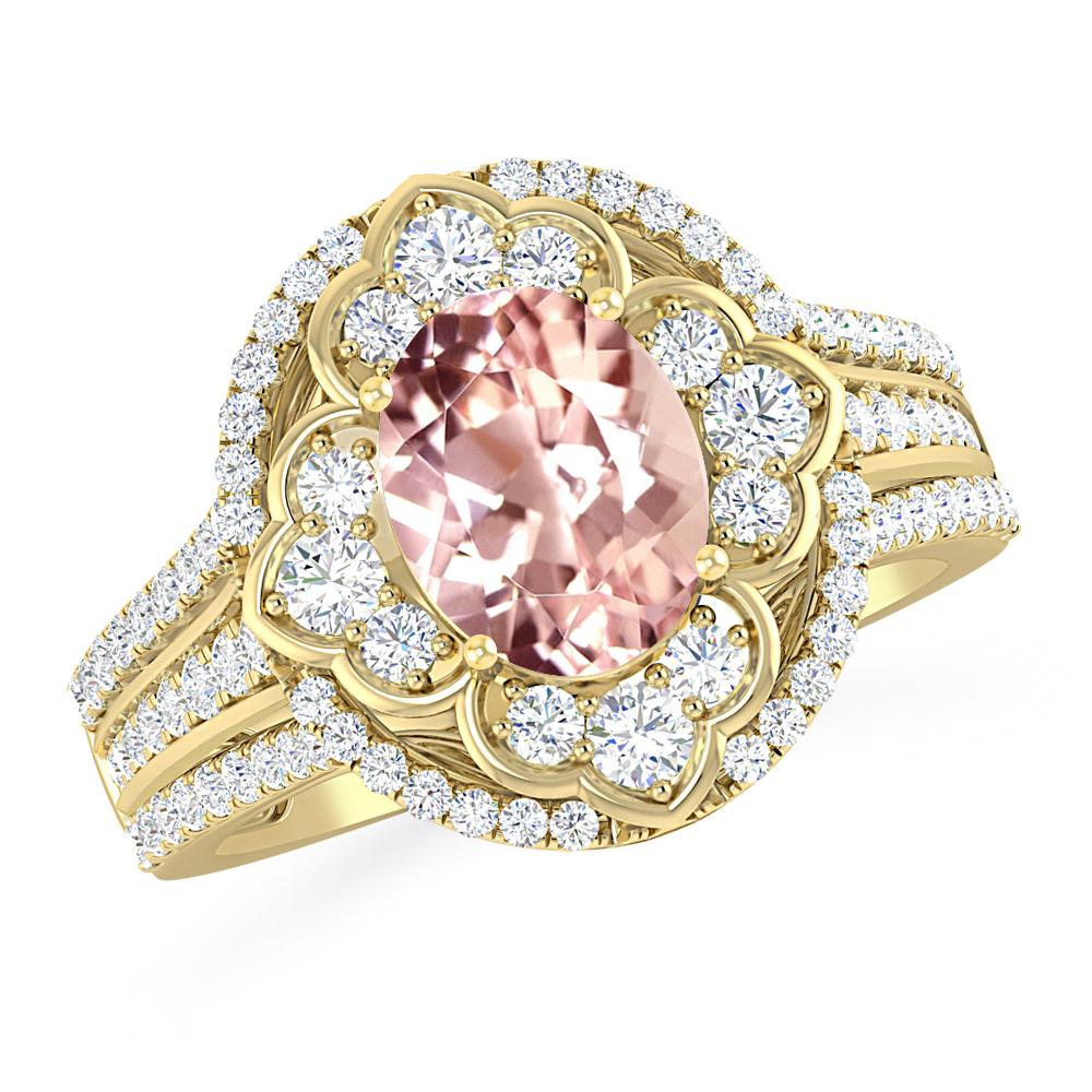 Yellow Gold - Morganite