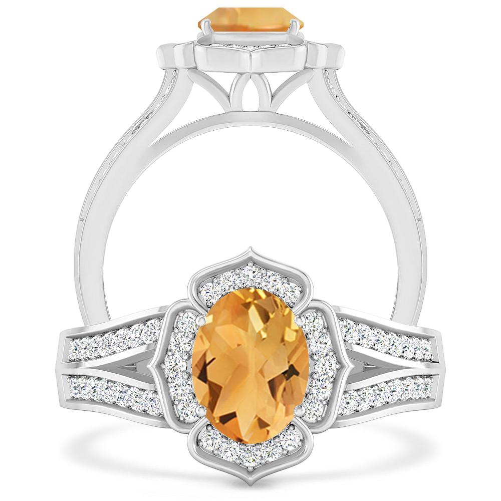White Gold - Citrine