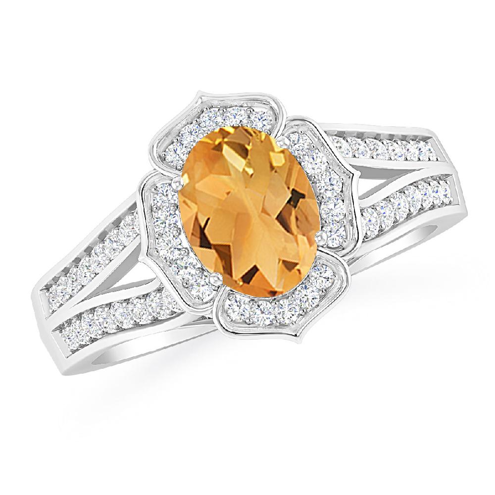 White Gold - Citrine