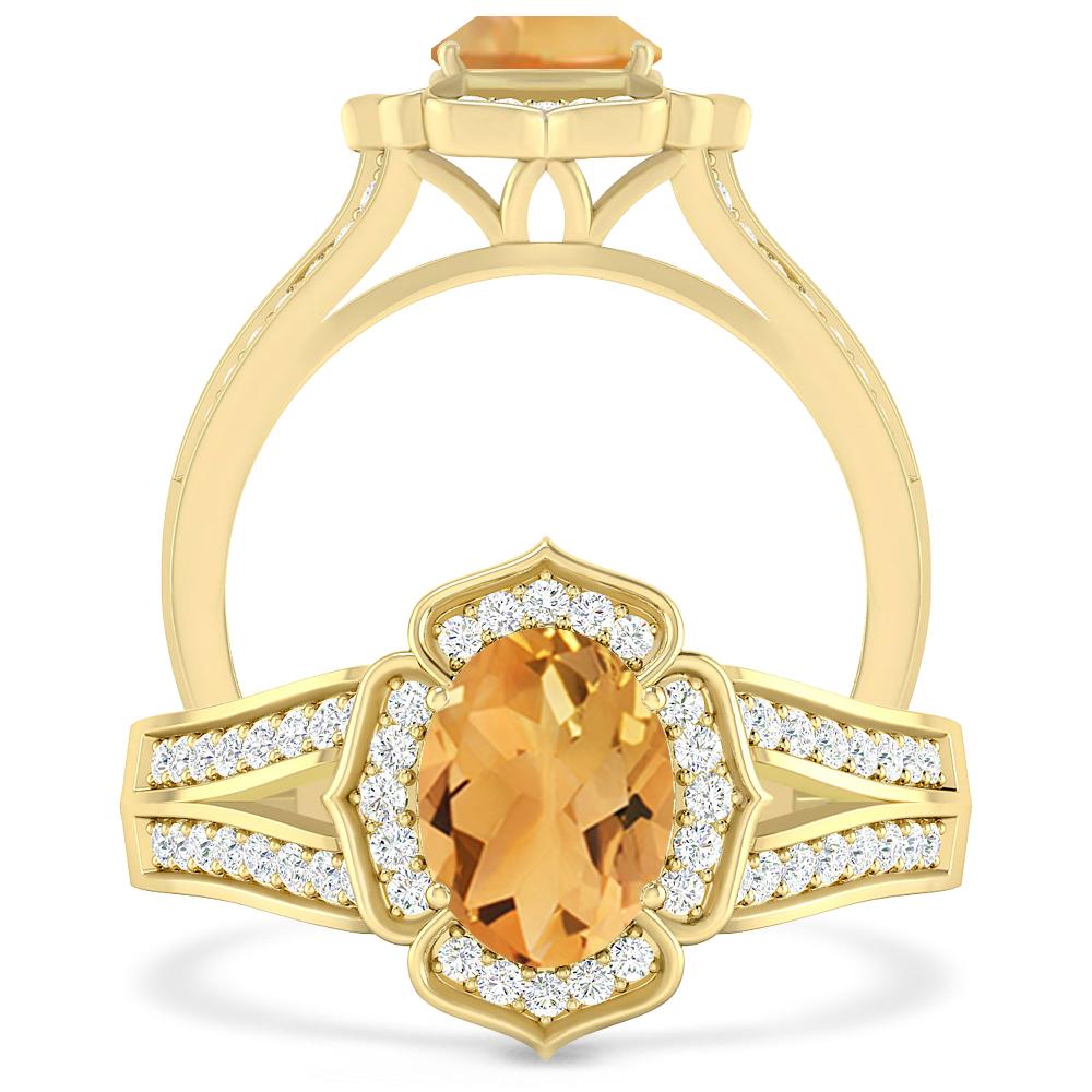 Yellow Gold - Citrine