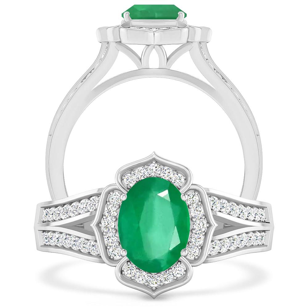 White Gold - Emerald