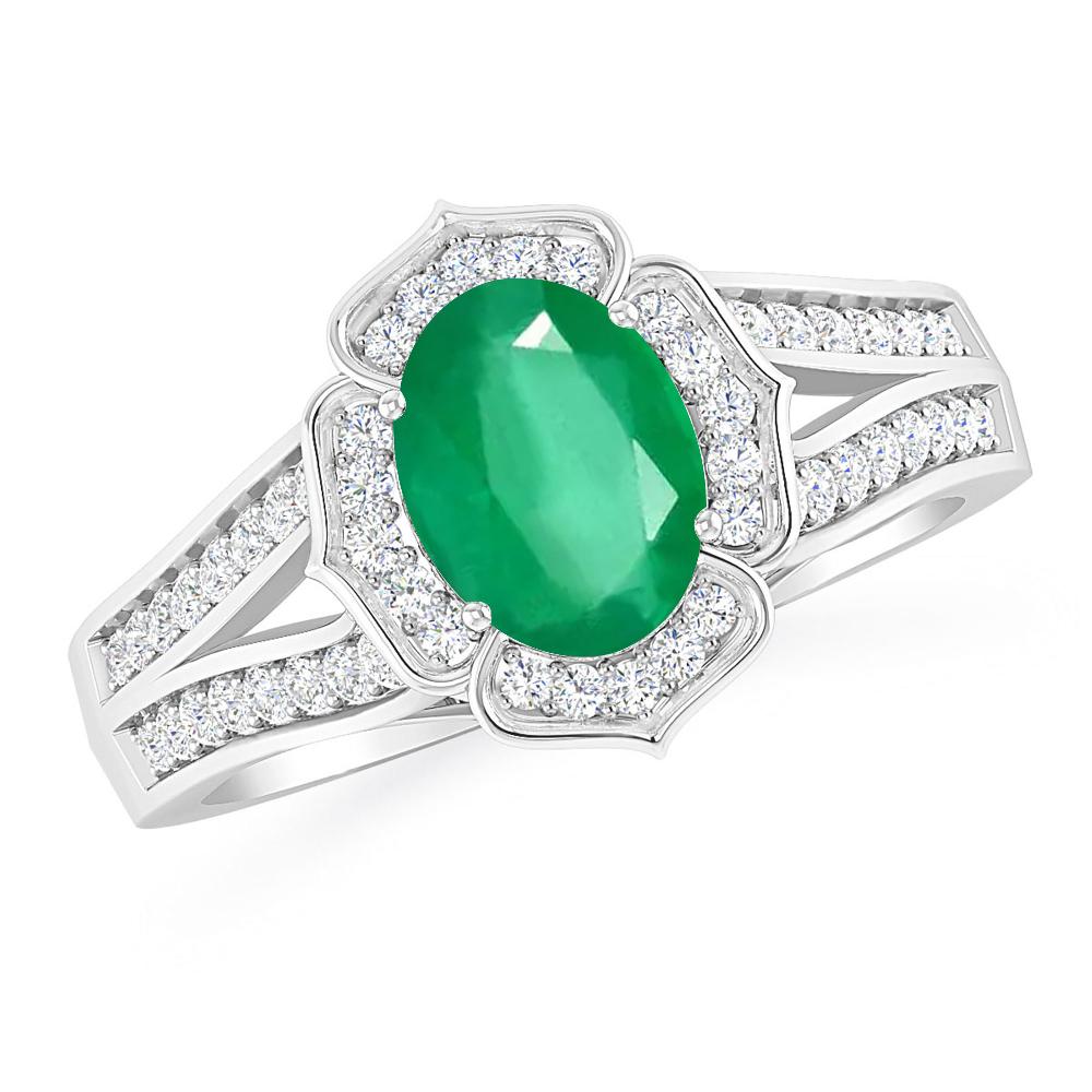 White Gold - Emerald