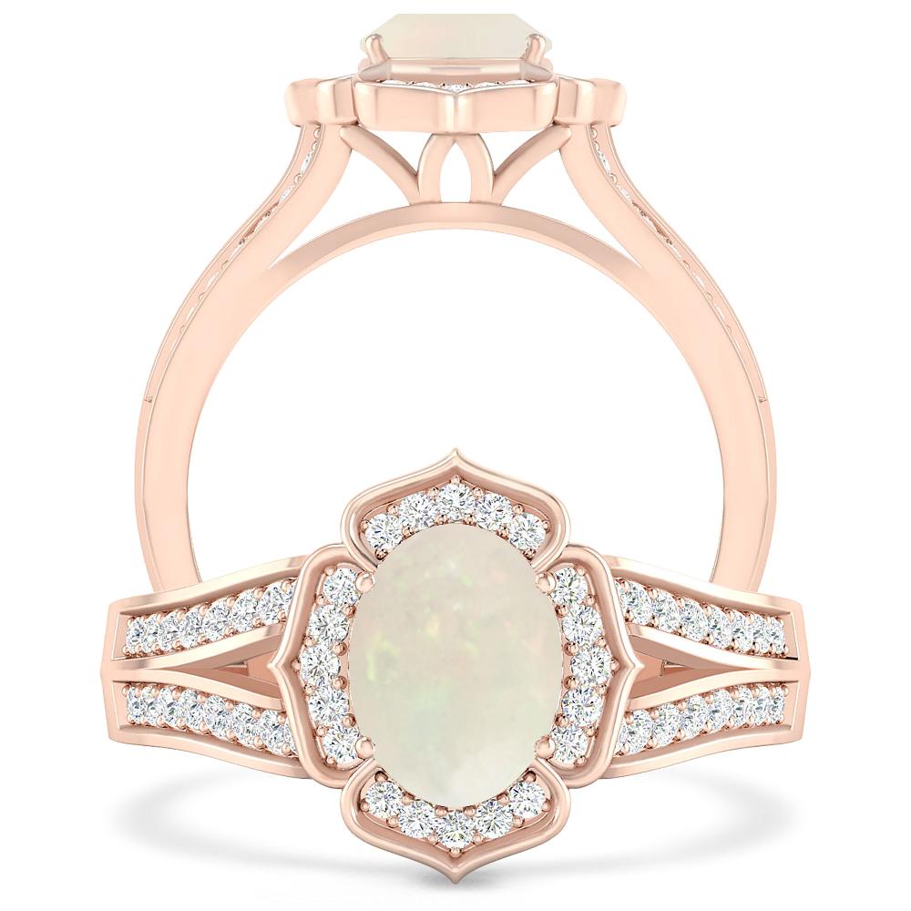 Rose Gold - Opal