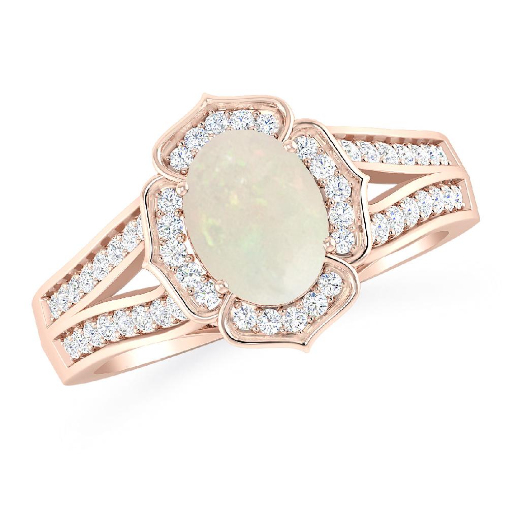 Rose Gold - Opal