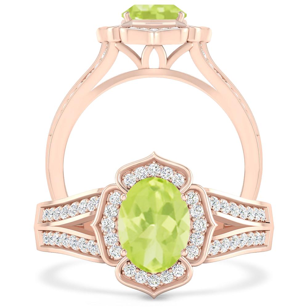 Rose Gold - Peridot