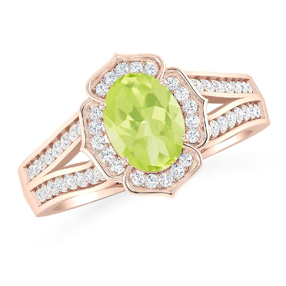 Rose Gold - Peridot