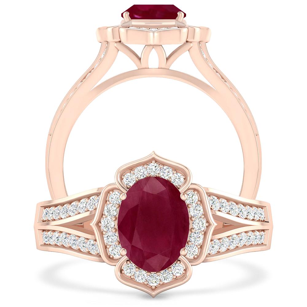 Rose Gold - Ruby