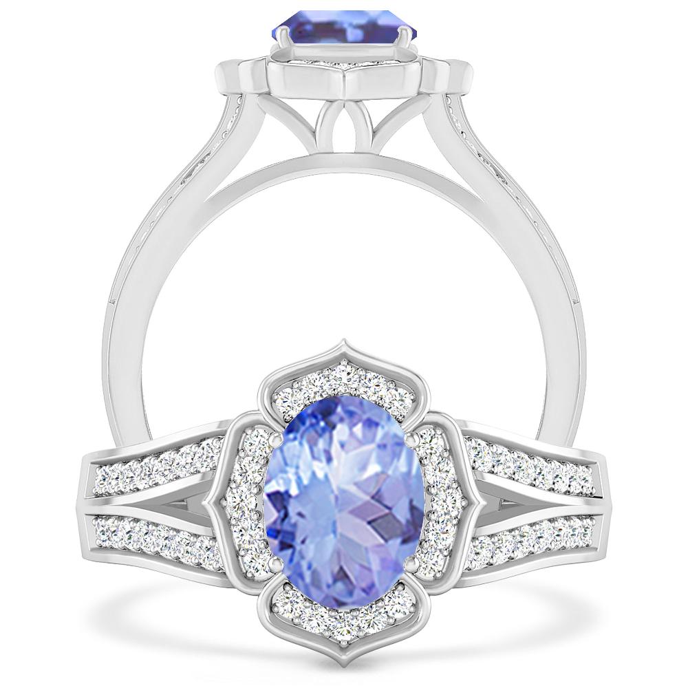 White Gold - Tanzanite