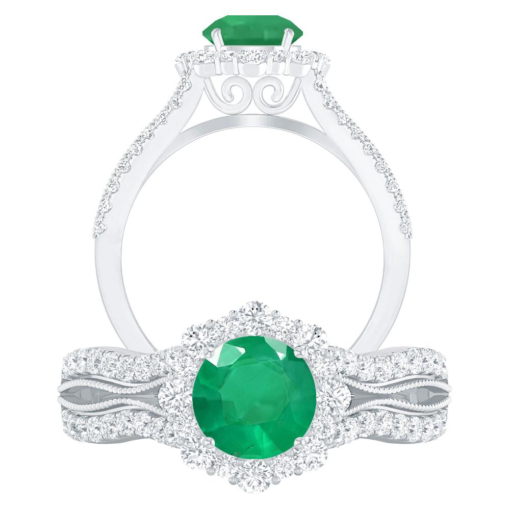 White Gold - Emerald