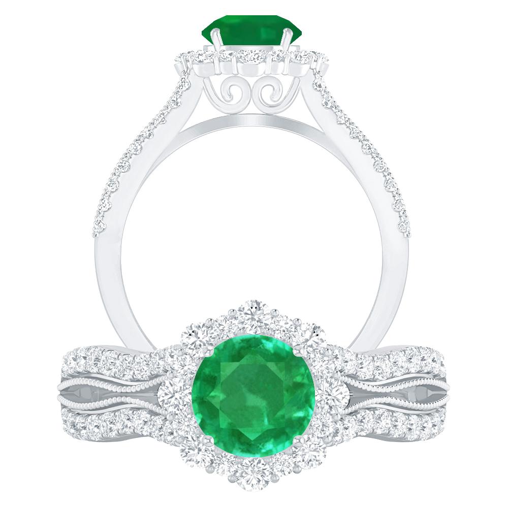 White Gold - Emerald