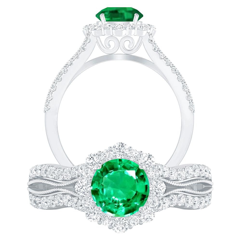 White Gold - Emerald