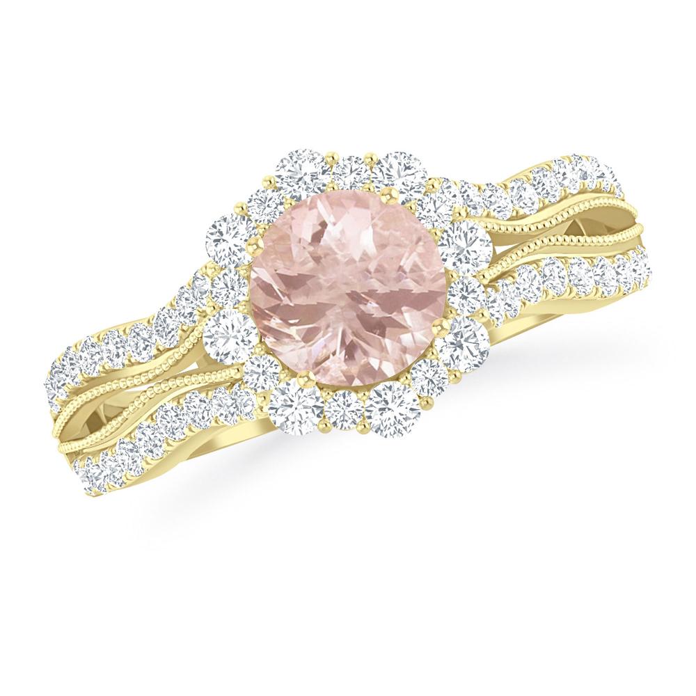 Yellow Gold - Morganite