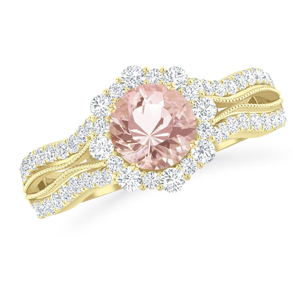 Yellow Gold - Morganite