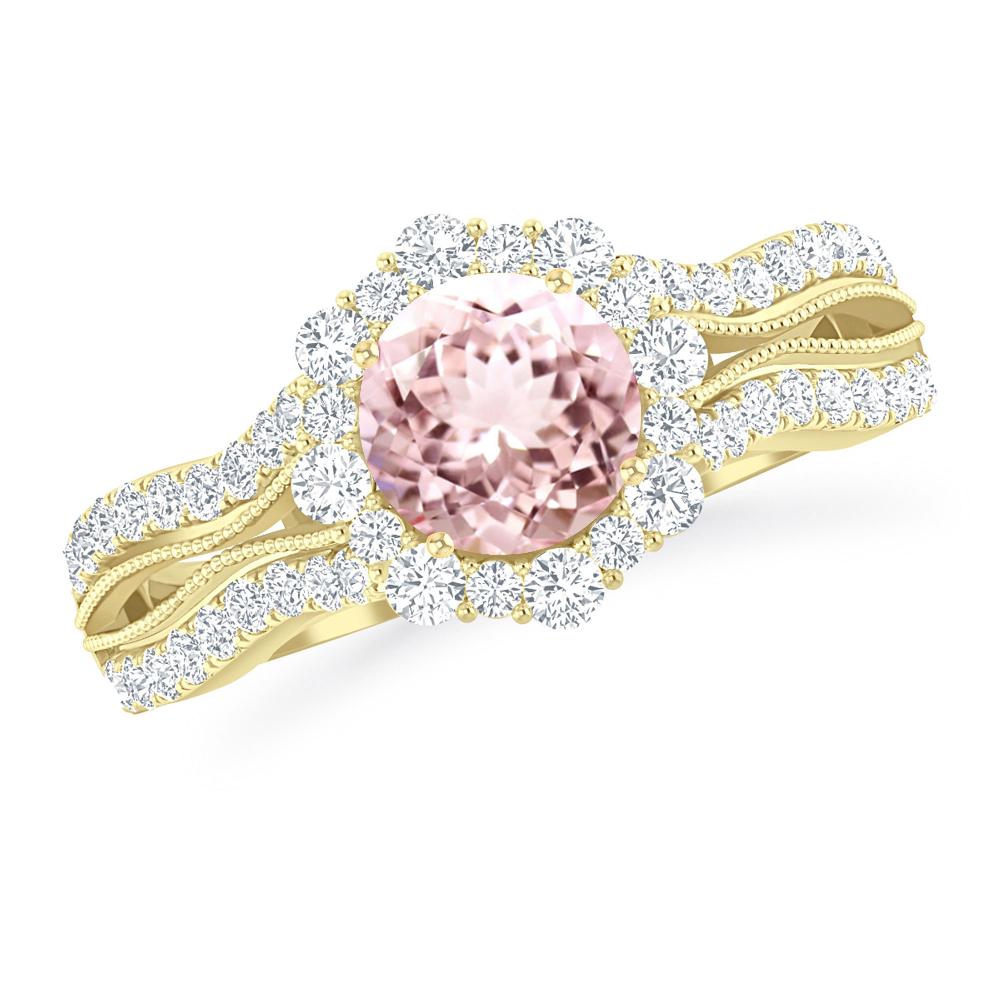 Yellow Gold - Morganite