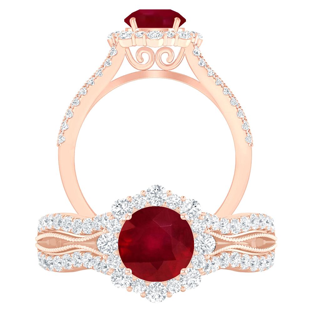 Rose Gold - Ruby