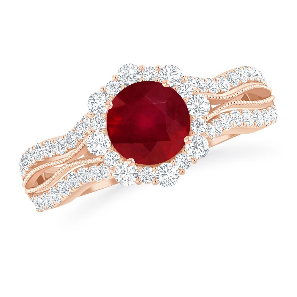 Rose Gold - Ruby