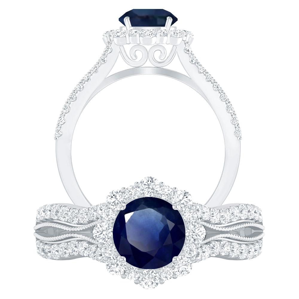 White Gold - Sapphire