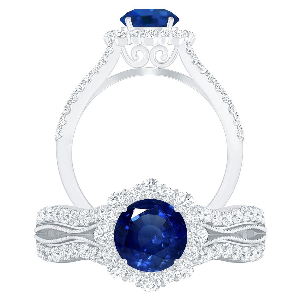 White Gold - Sapphire