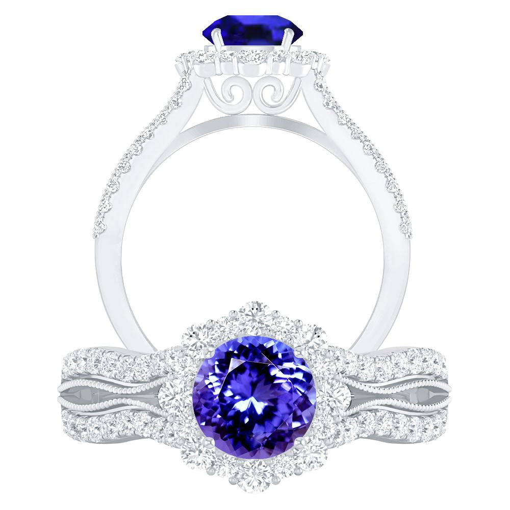 White Gold - Tanzanite