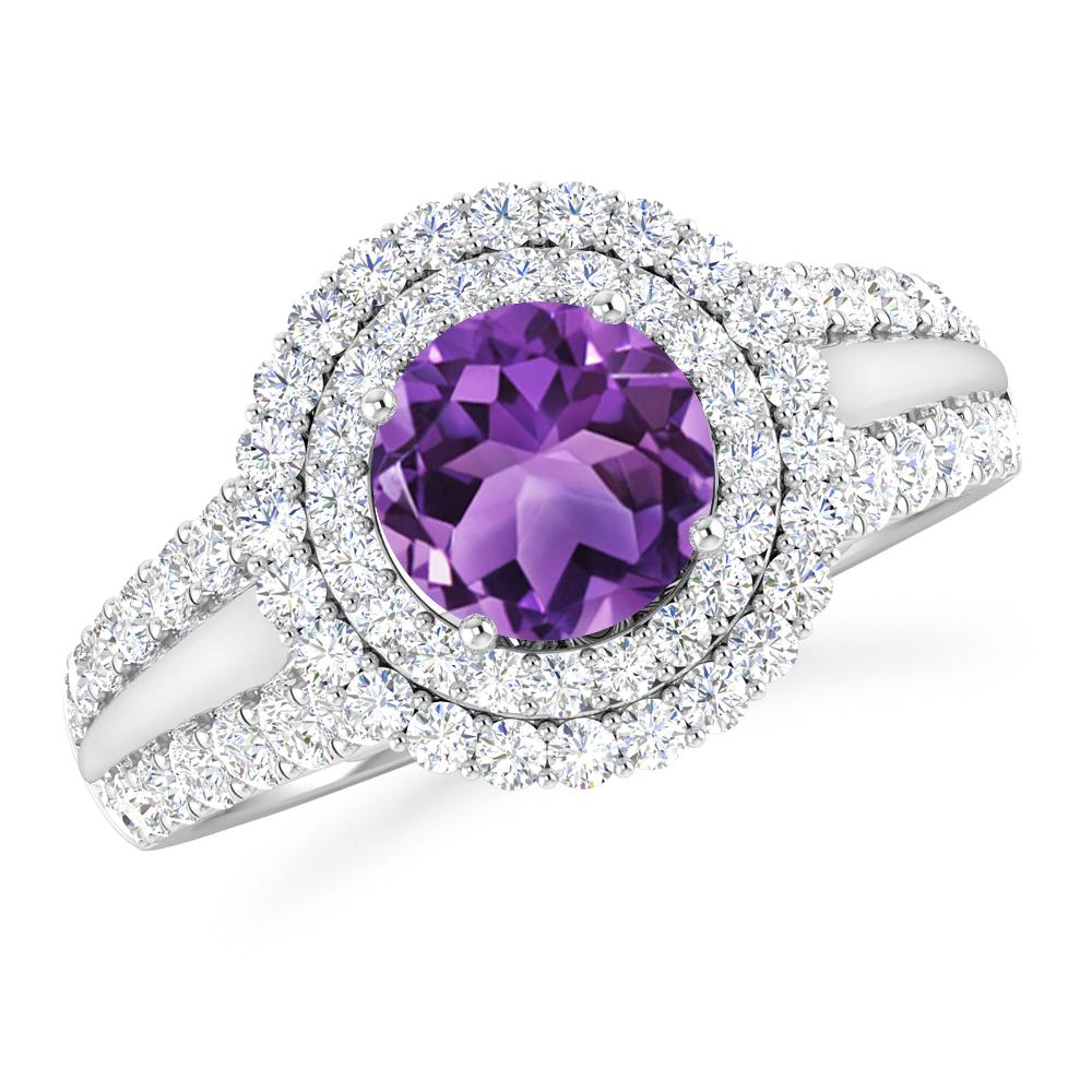 White Gold - Amethyst