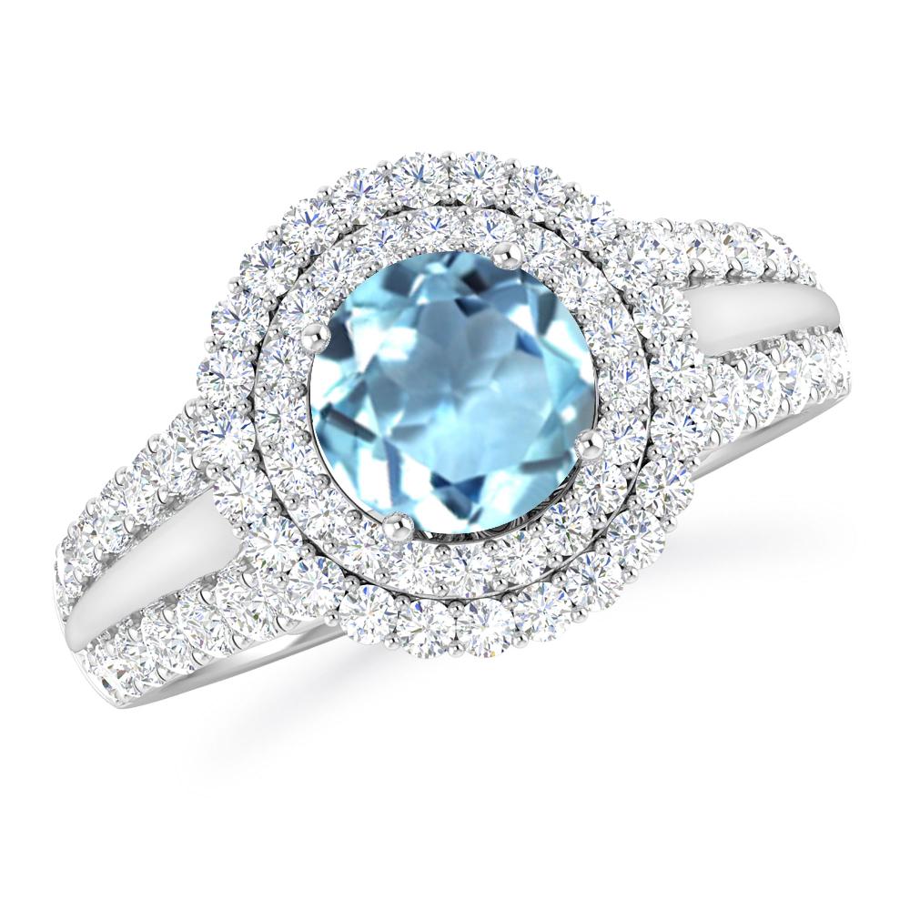 White Gold - Aquamarine