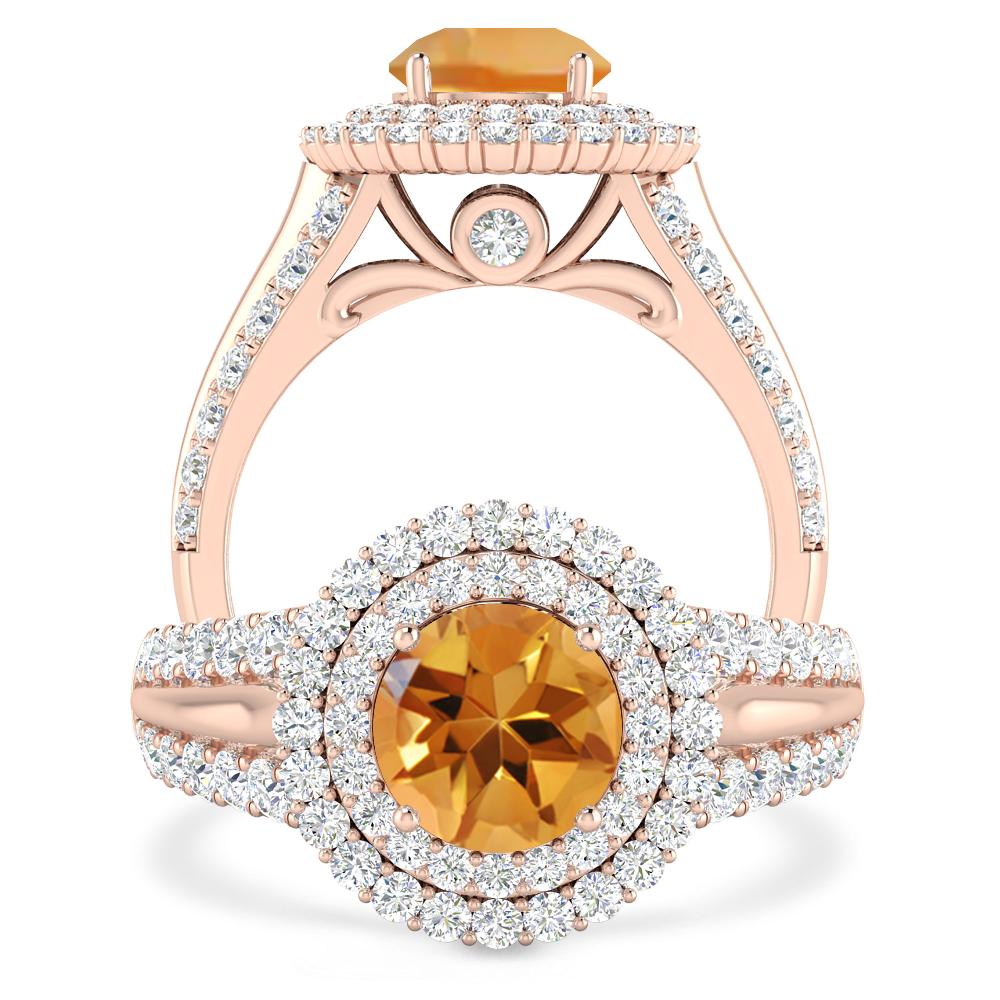 Rose Gold - Citrine