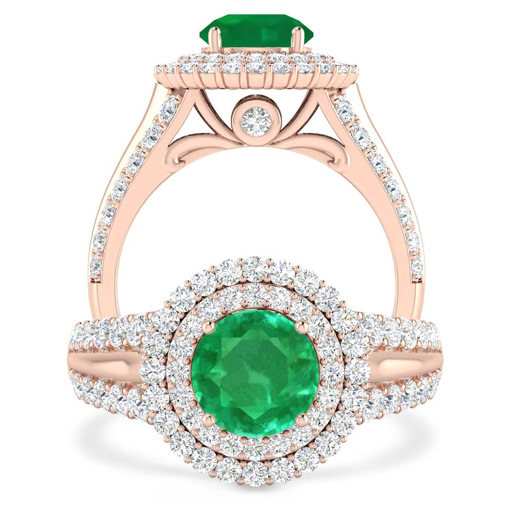 Rose Gold - Emerald