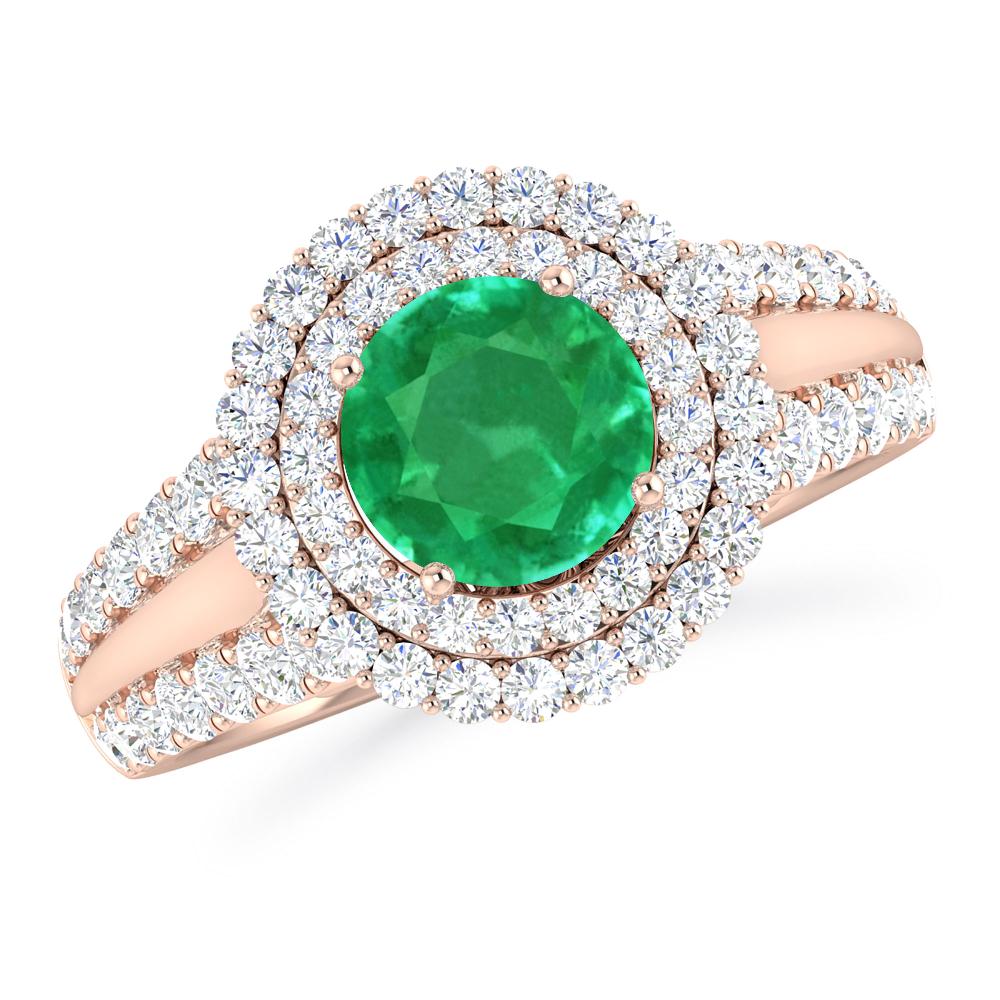 Rose Gold - Emerald