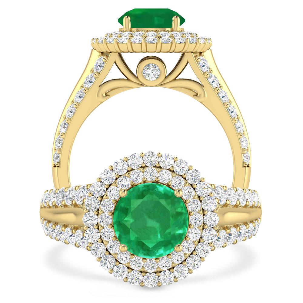 Yellow Gold - Emerald